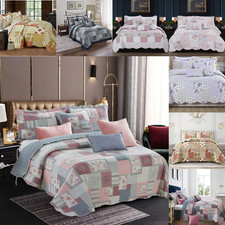 3 Piece Quilted Patchwork