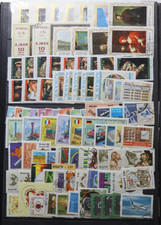 INTERESTING LARGE,MAINLY THEMATIC,MINT & USED WORLD STAMP COLLECTION ON 12 PAGES