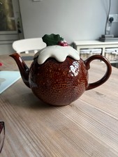 Vintage Price & Kensington Christmas Pudding Teapot - Made in England