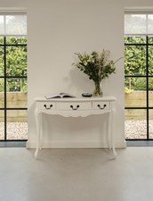 Juliette White Console Table