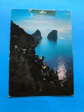 CAPRI FARAGLIONI IN BACKLIGHT - COLOR POSTCARD WRITTEN