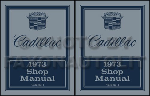 1973 cadillac shop - shop, manual