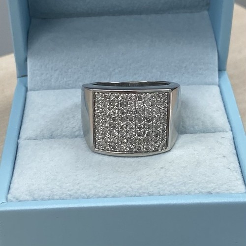 14k white gold - round, grown