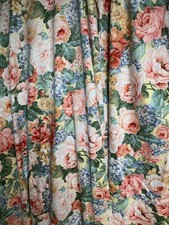 Huge pair of vintage chintz