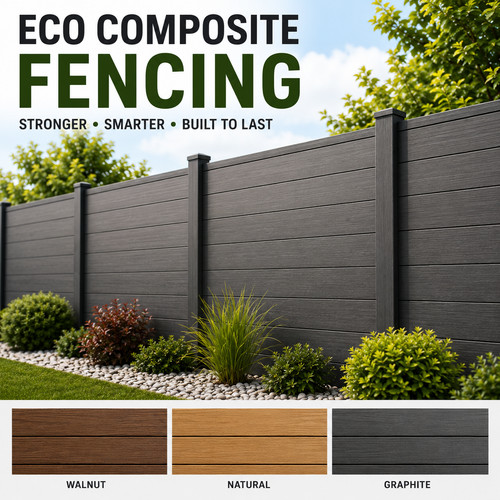 Eco composite fencing panels - fencing,