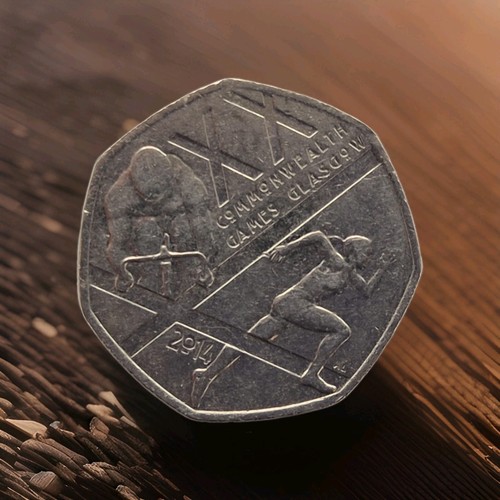 Fifty pence coin - pence,