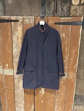 Sos Jensen Jacket Coat Blue Women's Size Large Pockets button Closure Buckles