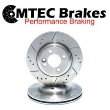 Audi 90 B3 2.3 20v Front Brake Discs Drilled Grooved