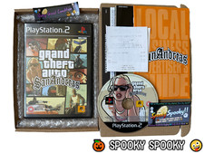 Grand Theft Auto San Andreas PS2 - UK PAL VGC CIB with Map - Reg - Receipt