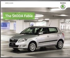 Skoda Fabia 2012-2013 UK Brochure S SE Plus Elegance Monte Carlo vRS Scout