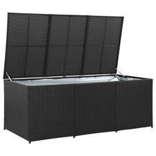 Large Rattan Garden Storage