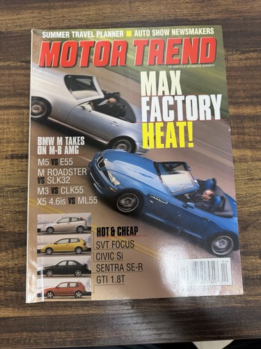 Motor trend april 2002 - april, m3