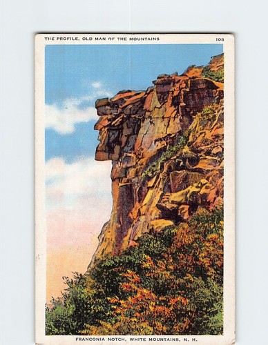 Postcard the profile old - postcard,
