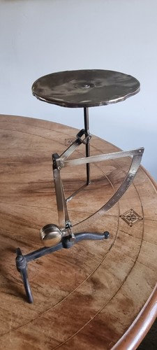 Vintage brass and iron conclav - and,