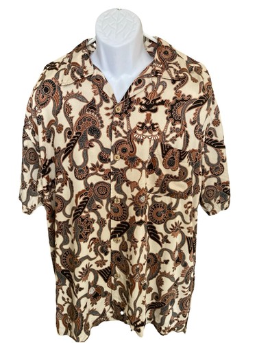 Guess short sleeve hawaiian - short,