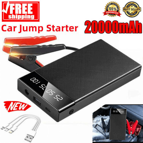 Car jump starter pack - jump, booster