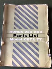 HONDA CB72 CB77 ORIGINAL PARTS