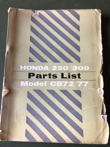 Honda cb72 cb77 original - honda, parts