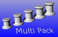 Model boat fitting Capstan Winch / Winch / Warping Drum - Multi Pack (10off)