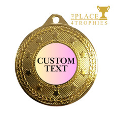 Custom Medal Your Own Text