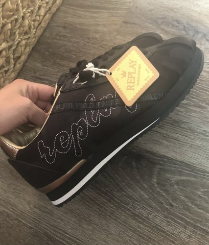 Replay black trainers uk5 - replay, rpr