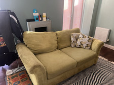 PENNY DFS LIME GREEN 3 SEATER SOFA BED