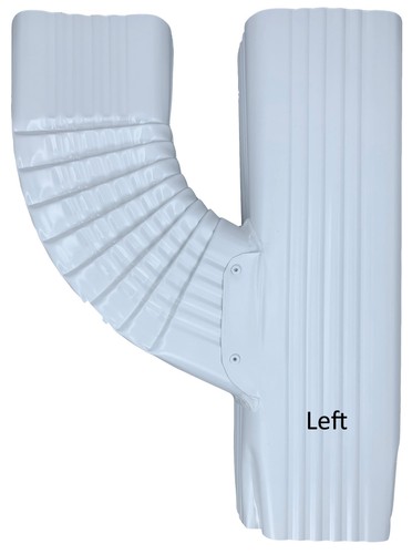 Gutter downspout tie - gutter, tie-in