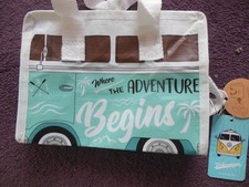 VW VOLKSWAGEN Type 2 Retro Camper Van Lunch Bag Vee Dub