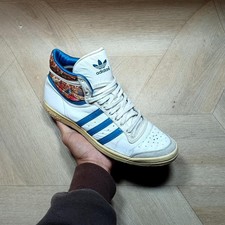 Adidas Sleek Series Trainer White/Blue UK6 Mid Womens G14823 Sneaker Shoe