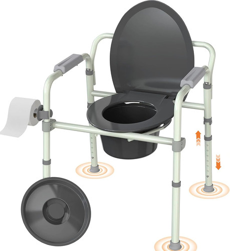 Folding commode chair height - chair,