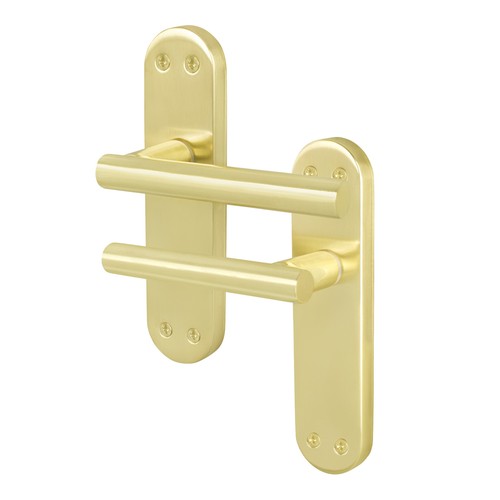 Brass internal door handles - brass,