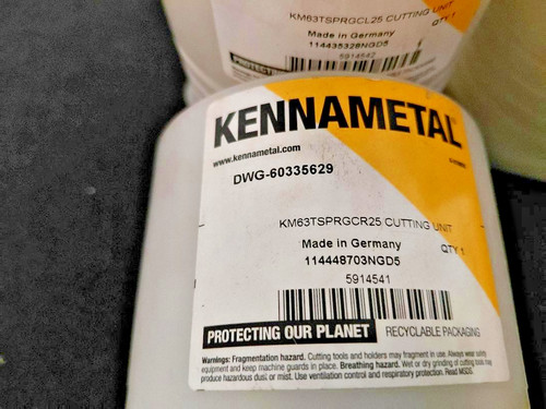 Kennametal km63tsprgcr25 - kennametal,