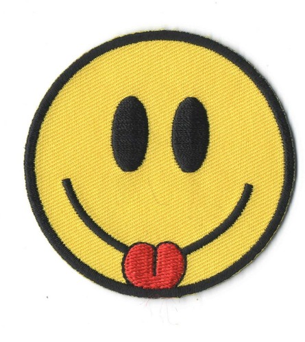 Smiley face sticking - smiley, tongue