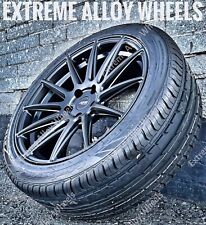 18" Black 02 Alloy Wheels Citroen Berlingo 18 5 Stud + 225/40/18 Road Tyres