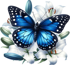 x4 Butterfly & Flower Wall Art
