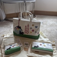 Radley Signature Picture Garden Grab Bag Purse And Mini Bag