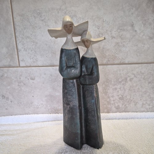 Lladro nuns gres finish - lladro,, nuns,