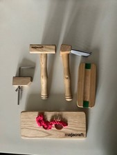 Majacraft wool combs, double row with holder (no diz included)