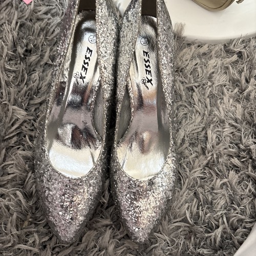 Brand new silver glitzy - new,