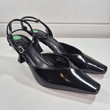 Replay Black Patent Sling Back