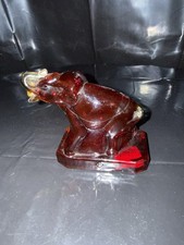 Boyd Glass Ruby Red Bear
