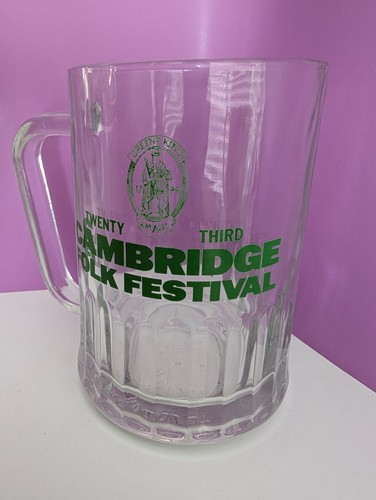 Greene king pint glass - king,