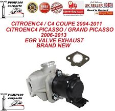 EGR FOR CITROEN C4 / C4 COUPE 04-11 C4 PICASSO 06-13 VALVE EXHAUST 1.6 HDi NEW