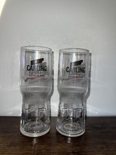 Carling pint glasses - 2x,