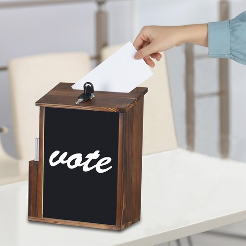 Wooden church collection box - wooden,