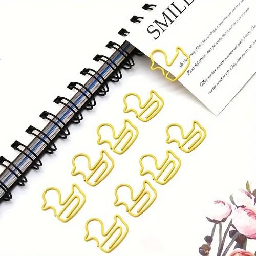 Duck paper clips decorative - clips,