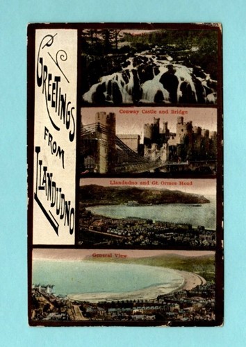 078502 postcard llandudno - ,