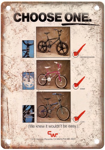 Old school bmx 1987 vintage - school,