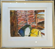 SIGNED Bob Dylan 'Lakeside Cabin' (2008) Framed Ltd Edition Print #185/295