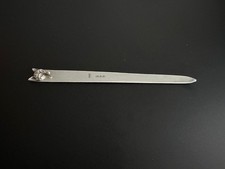 Superb Solid Silver Fox Head